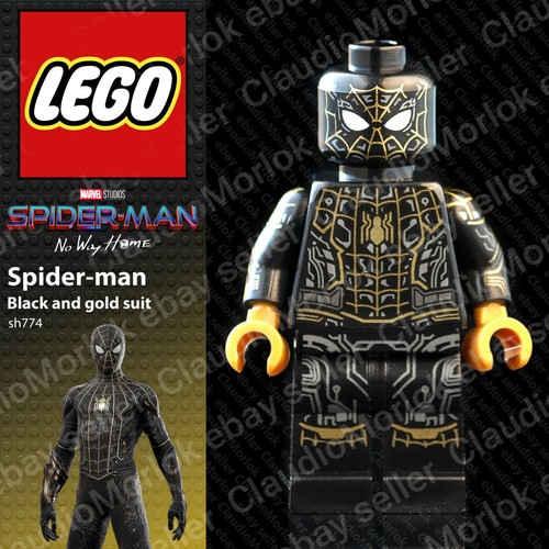 Lego spider man black gold - lego, spider-man