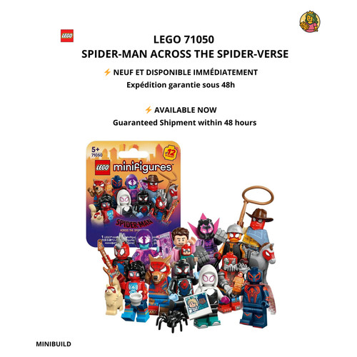 Lego minifigures 71050 spider - lego,