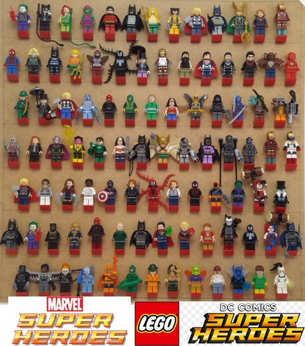 Lego super heroes minifigures - super,