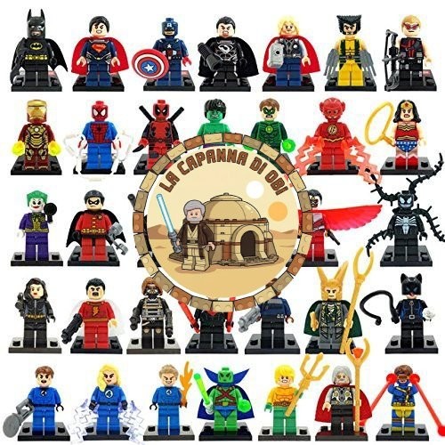 Lego marvel dc minifigures - marvel,